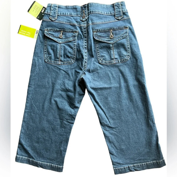 Lee Cropped Jeans Size 8 Authentic Y2K New With Tags Denim - Picture 2 of 5